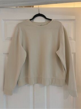 Vince Scoopneck Sweater in Light Cream